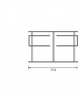 Konferenční stolky Radius design cologne Stolek RADIUS DESIGN (X-CENTRIC TABLE 2 white 570C) bílý