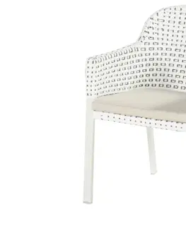 Zahradní židle a křesla Kelly zahradní jídelní židle - výplet Moccacino