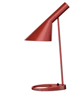 Stolní lampy Louis Poulsen Louis Poulsen AJ - stolní lampa, rezavá červená