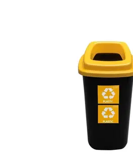 Odpadkové koše PLAFOR - Koš odpadkový 45l ke třídění odpadu žlutý