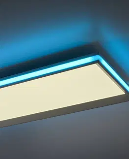 Stropní svítidla JUST LIGHT. LED stropní svítidlo Galactica, CCT, RGB 100x25cm