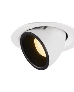 LED podhledová svítidla SLV BIG WHITE NUMINOS GIMBLE M zápustné stropní svítidlo bílé/černé 3000 K 20° 1005948