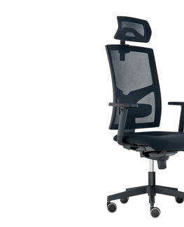Kancelářské židle Kancelářská židle / Herní křeslo MAIKONG, černá