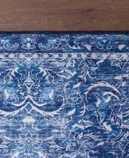 Koberce a koberečky Conceptum Hypnose Koberec Dora Chenille III 75x150 cm modrý