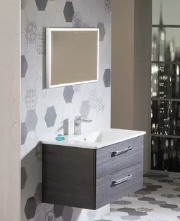 Koupelnová zrcadla SAPHO LUMINAR zrcadlo s LED osvětlením v rámu 900x500, chrom NL559