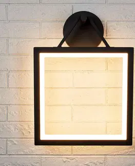 Venkovní nástěnná svítidla Lucande Venkovní LED osvětlení Mirco, hranaté, IP65