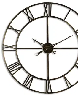 Stylové a designové hodiny Estila Kovové nástěnné hodiny Dorian II 100cm