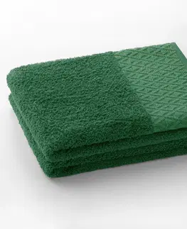 Ručníky Bavlněný ručník DecoKing Andrea zelený, velikost 50x90