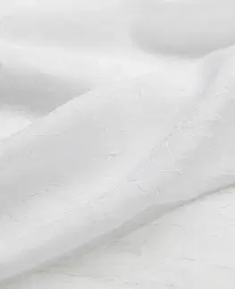 Záclony HOMEDE Záclona Romantic IV bílá, velikost 140x290