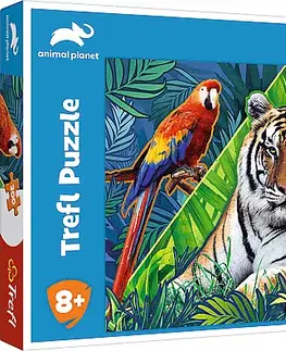 Hračky puzzle TREFL - Puzzle 300 - Úžasná zvířata / Discovery Animal Planet