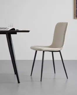 Židle do jídelny Moderní Jídelní Židle Elif Béžová