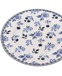 Talíře Porcelánový talíř Floral, 19,5 cm