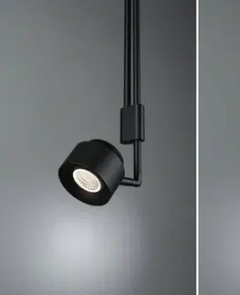 LED lustry a závěsná svítidla PAULMANN LED závěsné svítidlo 3-krokové-stmívatelné Puric Pane 9,5W černá