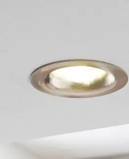 Podhledové světlo EGLO Saliceto LED světlo kulaté pevné 2 700 K nikl