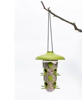 Zahradní slunečníky a doplňky Plastia Krmítko pro ptáky Robin, zelená 