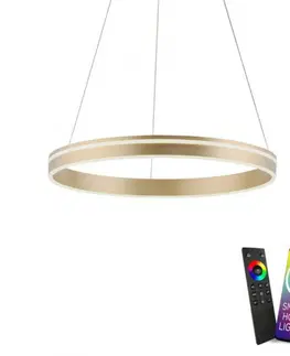 Chytré osvětlení PAUL NEUHAUS Q-VITO, LED závěsné svítidlo, pr.59cm, Smart Home ZigBee 2700-5000K