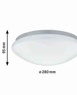 LED stropní svítidla Paulmann stropní svítidlo LED Leonis kruhové 9,5W teplá bílá IP44 707.22 P 70722