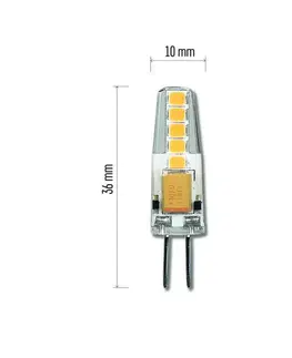 LED žárovky EMOS LED žárovka Classic JC A++ 2W G4 teplá bílá 1525735201