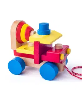 Dřevěné hračky Woody Montážní automíchačka 