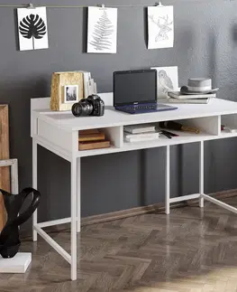 Kancelářské a psací stoly Psací stůl TUMATA bílý