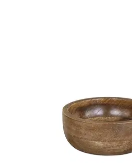 Mísy a misky Dřevěná servírovací miska z mangového dřeva Tours Bowl - Ø 12*5 cm/ 250ml Chic Antique 61078600