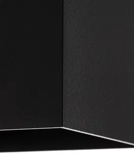 Bodová světla Euluna Downlight Cobble v hranatém tvaru, černá