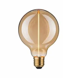 LED žárovky PAULMANN Floating Shine Standard 230V LED Globe E27 2,8W 1800K zlatá