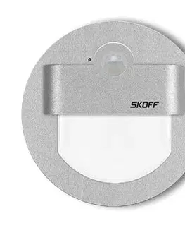 Svítidla LED nástěnné svítidlo Skoff Rueda hliník neutr. 230V MM-RUE-G-N s čidlem pohybu