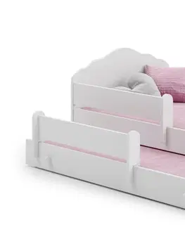 Postele ArtAdrk Dětská postel CASIMO II | s přistýlkou ​​a zábranou Provedení: Jednorožec