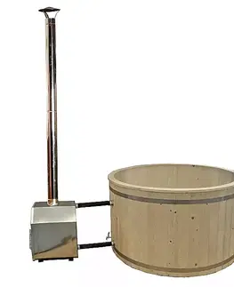 Vířivé bazény DEOKORK Dřevěná káď bez vložky Hot tub (900L)