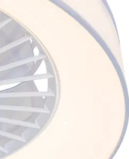 Stropni vetrak Stropní ventilátor bílý včetně LED s dálkovým ovládáním - Emily