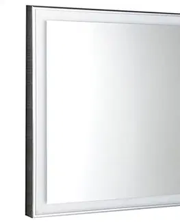 Koupelnová zrcadla SAPHO LUMINAR zrcadlo s LED osvětlením v rámu 1200x550, chrom NL560