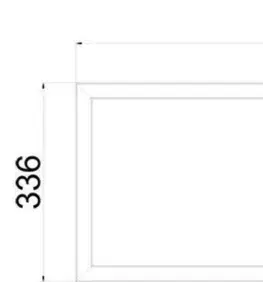 Příslušenství Light Impressions Deko-Light vestavný rám pro 300x1200mm Panel  930669