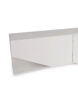 TV stolky Sofahouse Designový TV stolek Layla 180 cm bílý