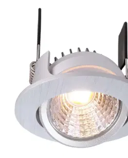 LED podhledová svítidla Light Impressions Deko-Light stropní vestavné svítidlo COB-68-350mA-2700K-kulaté-plochý 14-15V DC 5,00 W 2700 K 490 lm stříbrná 565262