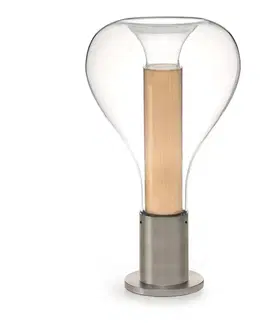 Stolní lampy LZF LamPS LZF Eris LED stolní lampa sklo hliník/buk