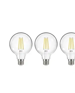 Žárovky Arcchio Žárovka LED, E27, G95, 3,8W, 2700K, 806lm, 3 kusy