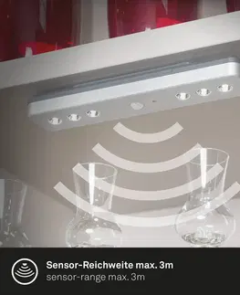Světlo pod kuchyňskou linku Briloner LED podhledové světlo Lero Indoor, senzor, baterie
