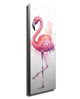 Obrazy Wallity Obraz na plátně Flamingo PC117 30x80 cm