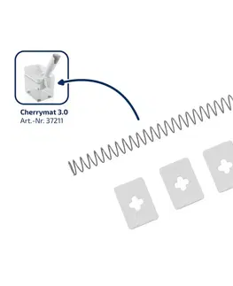 Zavařovací hrnce Leifheit Set 3 gumových vložek a pružiny k odpeckovači třešní Cherrymat 3.0