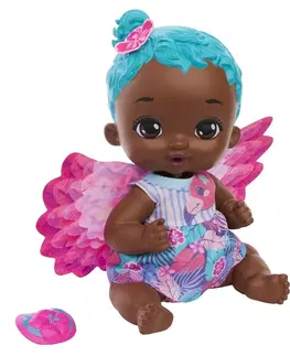 Hračky panenky MATTEL - My Garden Baby Miminko - plameňák s modrými vlasy