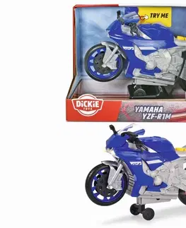 Hračky DICKIE - Motocykl Yamaha R1 Wheelie Raiders 26 Cm