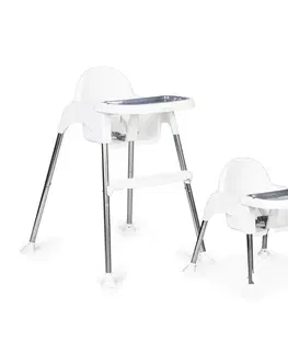 Jídelní židličky Dětská jídelní židle 2v1 KOMBICHAIR EcoToys bílá
