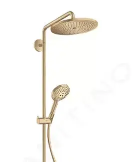 Sprchy a sprchové panely HANSGROHE Croma Select S Sprchový set Showerpipe 280 s termostatem, EcoSmart, kartáčovaný bronz 26891140