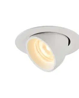 LED podhledová svítidla SLV BIG WHITE NUMINOS GIMBLE XS zápustné stropní svítidlo bílé 3000 K 40° 1005844