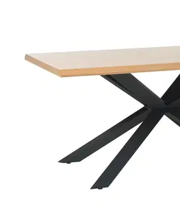 Jídelní stoly Furniria Designový jídelní stůl Micheal 160 cm přírodní dub