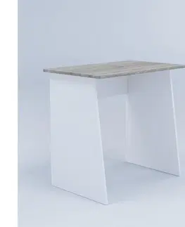 Psací stoly Psací Stůl Masola Mini 80cm Dub/bílá