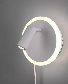 Nástěnná svítidla Trio Lighting Nástěnné LED světlo Jordan, dvě žárovky, bílé