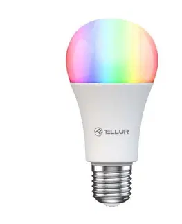Svítidla Tellur WiFi Smart žárovka E27, 9 W, RGB bílé provedení, teplá bílá, stmívač