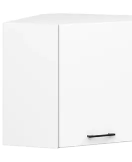 Kuchyňské dolní skříňky Ak furniture Kuchyňská skříňka Olivie W 60/60 cm cm bílá - závěsná rohová